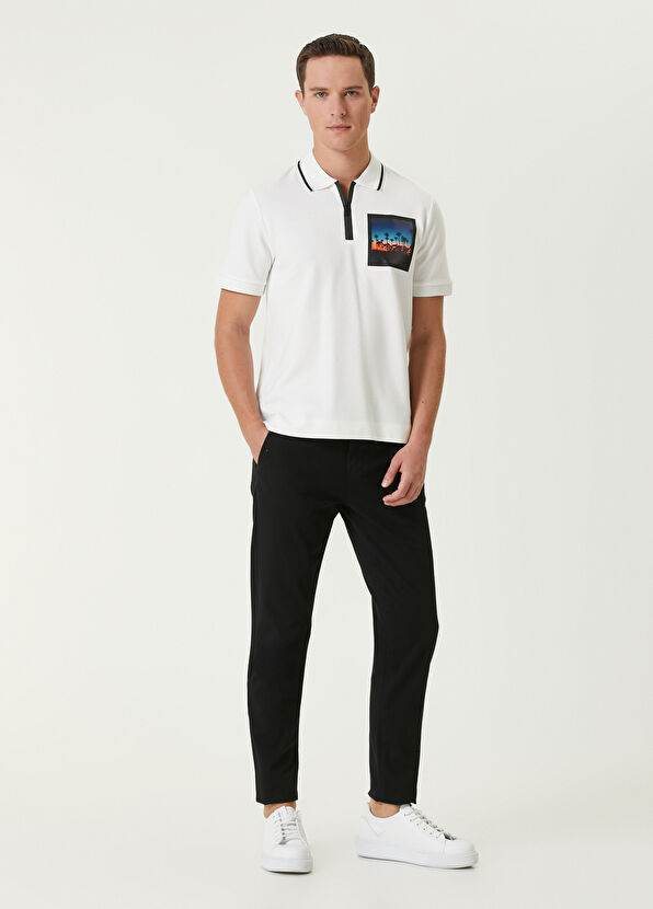 Beymen Club Slim Fit Siyah Twill Pantolon - 1