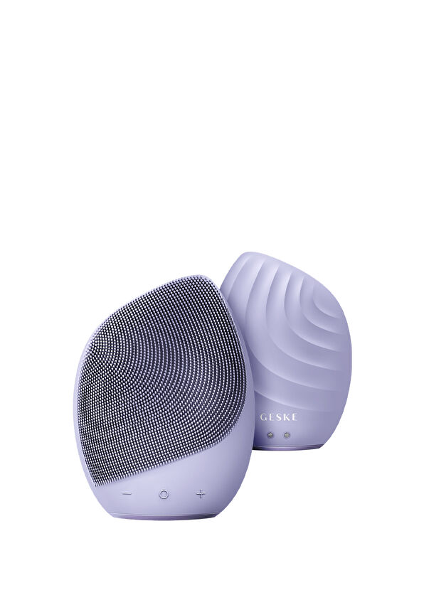 Geske Soğutma ve Isıtmalı Led Terapili Yüz Maskesi ve Temizleme 5'li Cilt Bakım Cihazı Seti - 3