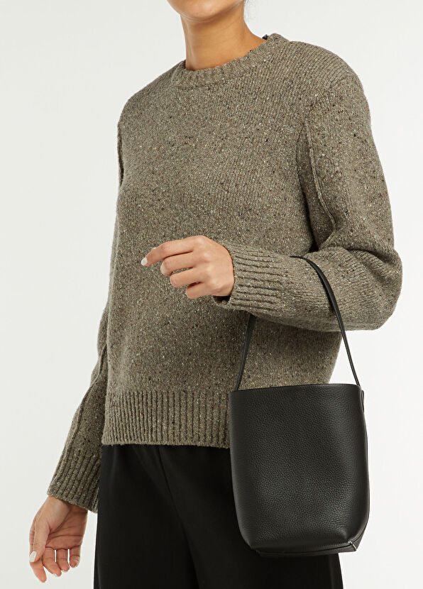 The Row Small North South Park Siyah Kadın Deri Çanta - 2