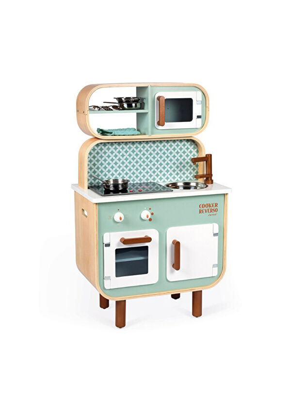 JANOD Double-Sided Wooden 8-Piece Cooker Reverso - 3