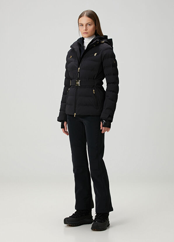 Bogner Ellya Siyah Kapüşonlu Kayak Montu - 2