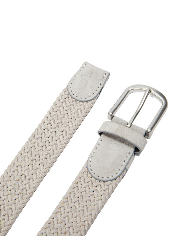 Beymen Club Bej Lastik Örgü Kemer - 2