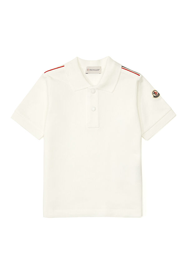 Moncler Kırık Beyaz Erkek Çocuk Polo T-shirt - 2