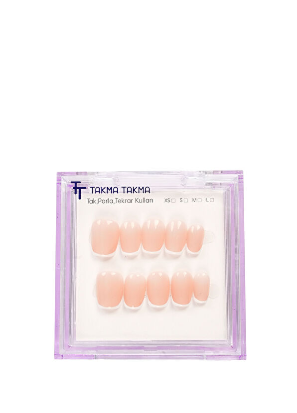 Don't Wear Don't Wear Short Ballerina 15 Pack Tan Color Prosthetic Artificial Nails TT0575 - 1