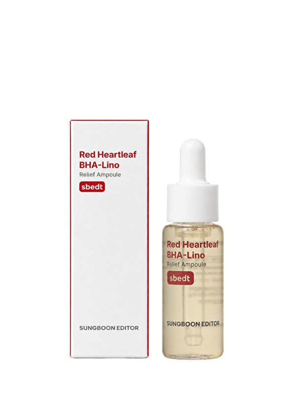 Sungboon Editor Red Heartleaf BHA-Lino Ampul Dengeleyici Ampul Cilt Serumu 10 ml - 1