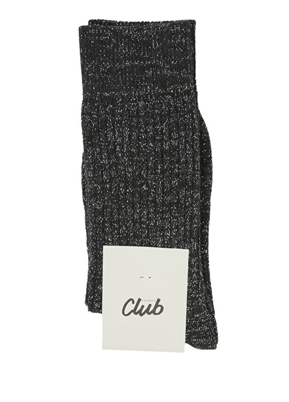 Beymen Club Antrasit Simli Kadın Çorap - 1