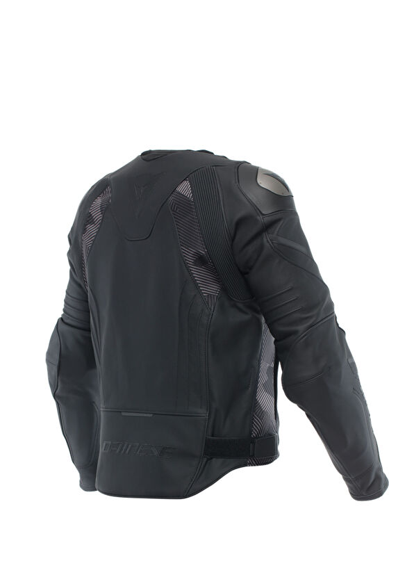Dainese Avro 5 Blk Anthracite Deri Erkek Motosiklet Montu - 2