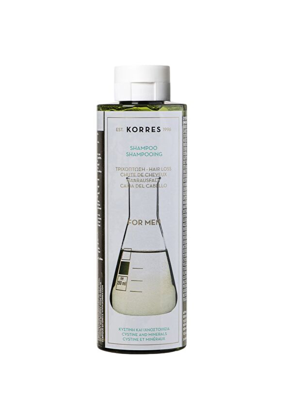Korres Cystine Minerals Anti Hair Loss Shampoo Men Anti Shedding Shampoo for Men 250 ml - 1