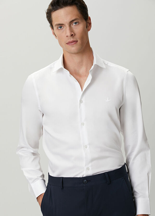 Beymen Club Slim Fit Beyaz Gömlek - 1