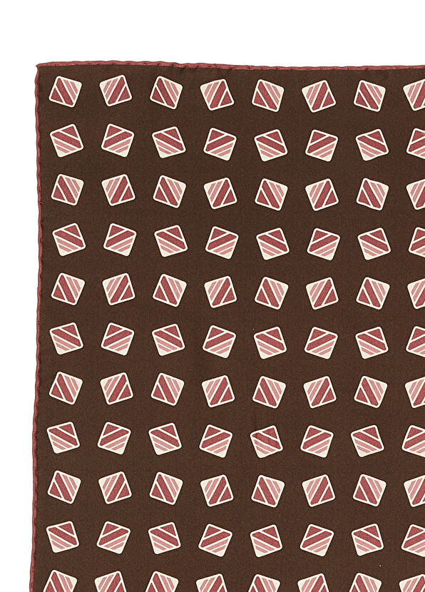 Isaia Çok Renkli İpek Poşet Mendil - 2