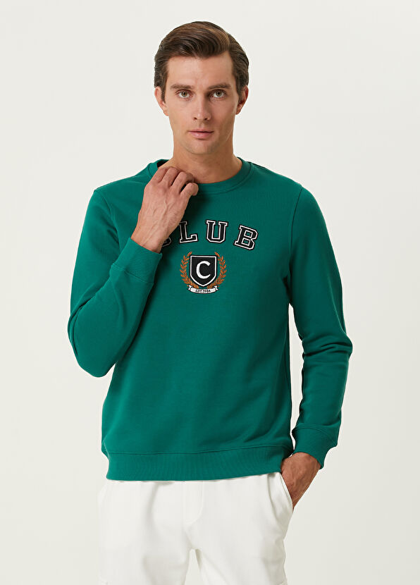 Beymen Club Club College Green Sweatshirt - 1