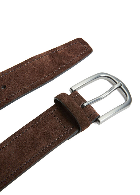 Beymen Club Brown Men's Suede Belt - 2