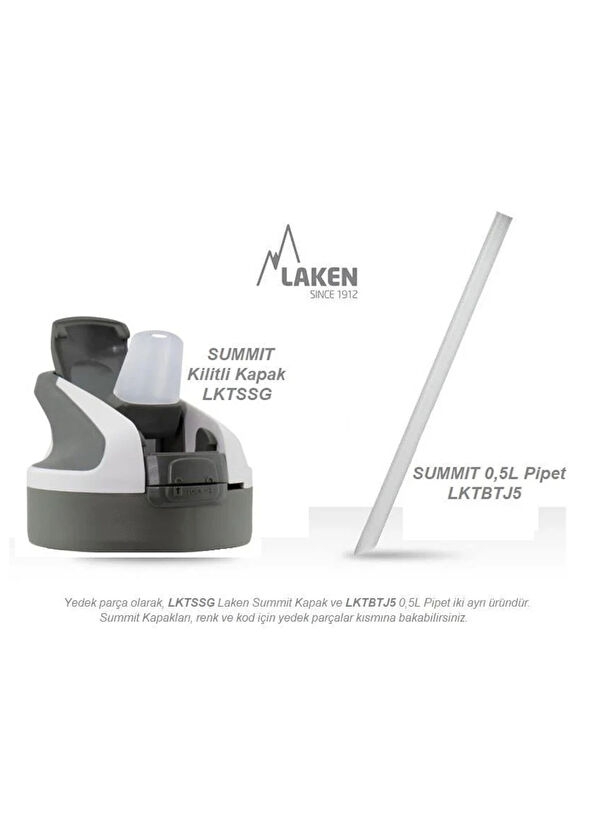 Laken Summit Çelik 18/8 Siyah Termos 0,50 Lt - 2