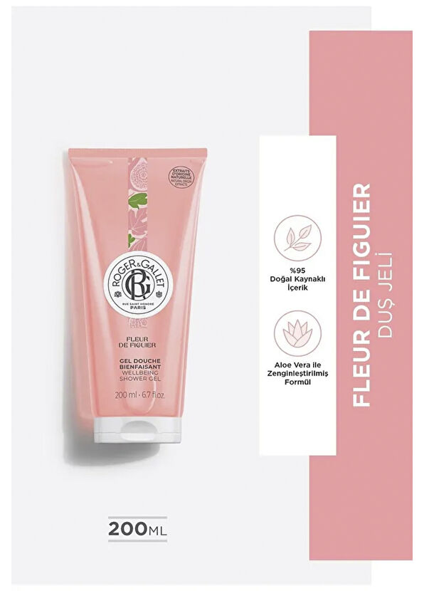 Roger&Gallet Fleur De Figuier Fig Extract & Moisturizing Intense Foam Shower Gel 200 ml - 2