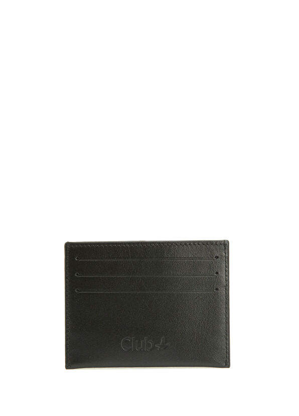 Beymen Club Black Flat Men's Napa Leather Card Holder - 2