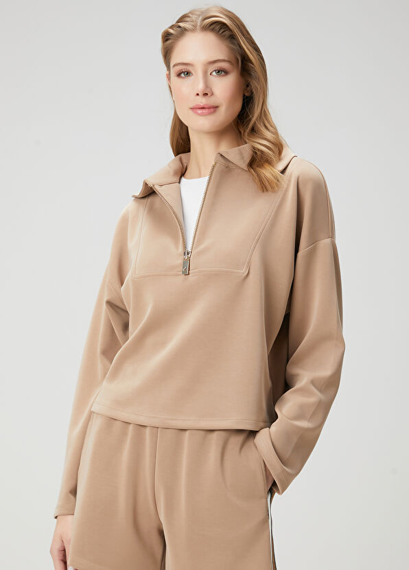 Beymen Club Beige Sweatshirt - 1