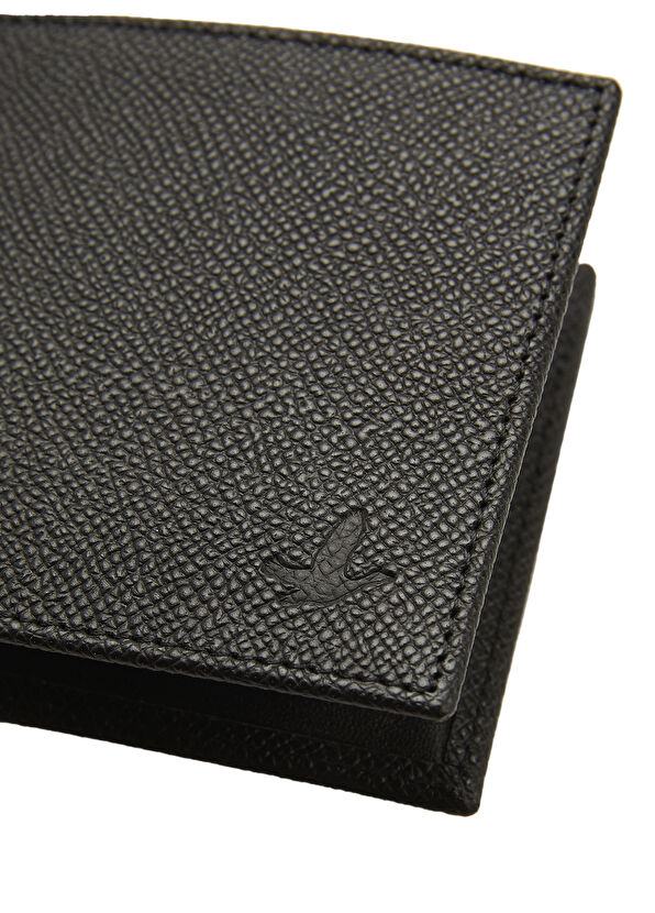 Beymen Club Black Bird Logo Men's Leather Wallet - 4