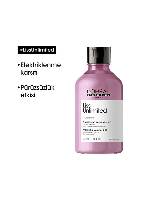 Loreal Professionnel Serie Expert Liss Unlimited Disiplin Şampuanı 300 ml - 3