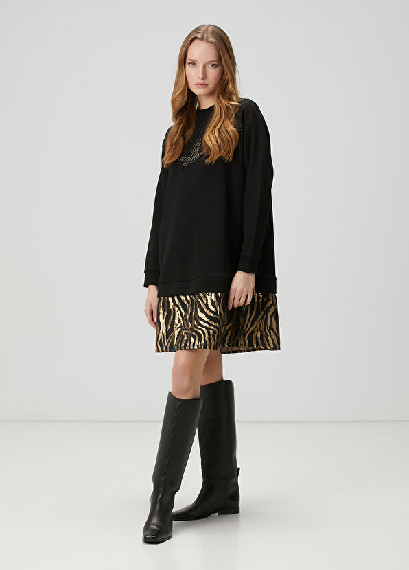 Siyah Mini Elbise Beymen Club Siyah Mini Elbise - 3