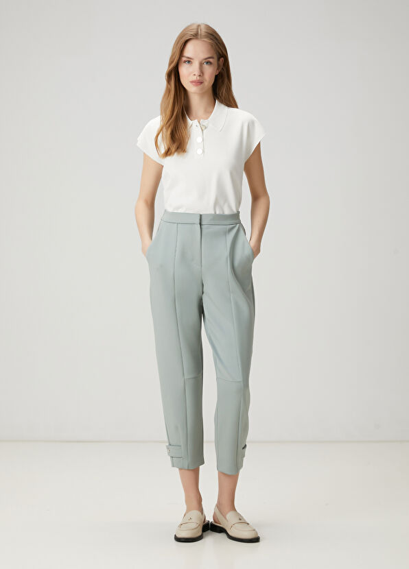 Beymen Club Su Yeşili Scuba Pantolon - 1