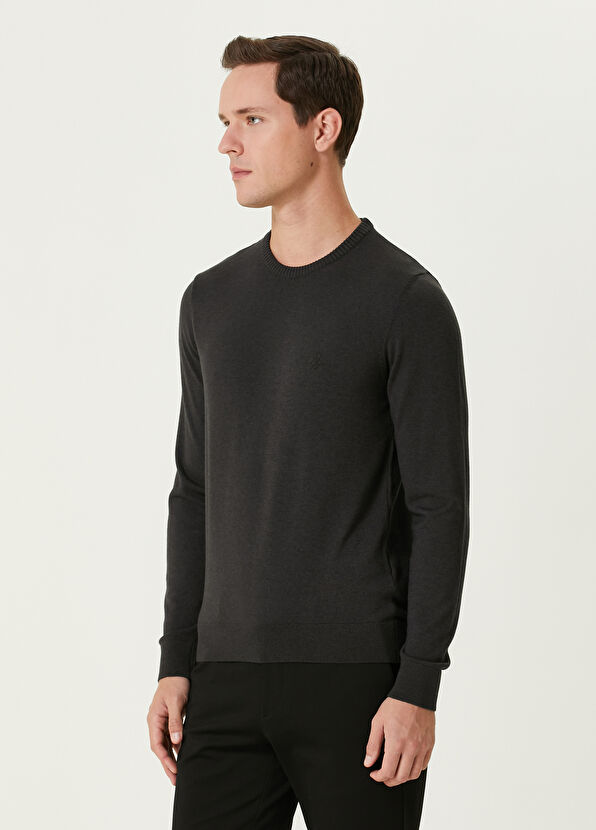 Beymen Club Anthracite Basic Sweater - 4
