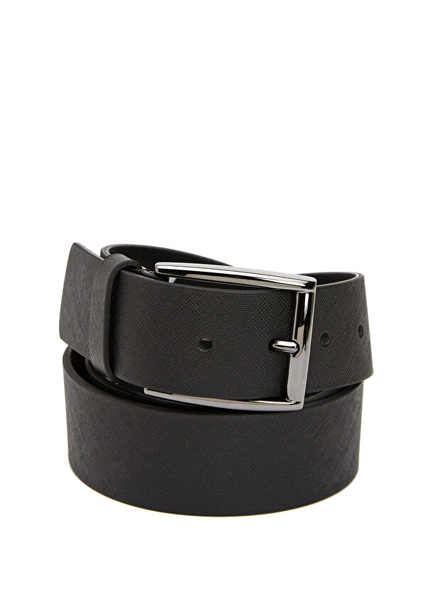 Beymen Club Siyah Erkek Deri Kemer - 1