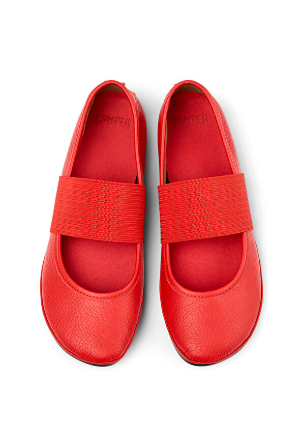 Camper Right Kırmızı Kadın Balerin Babet 21595-258 - 4