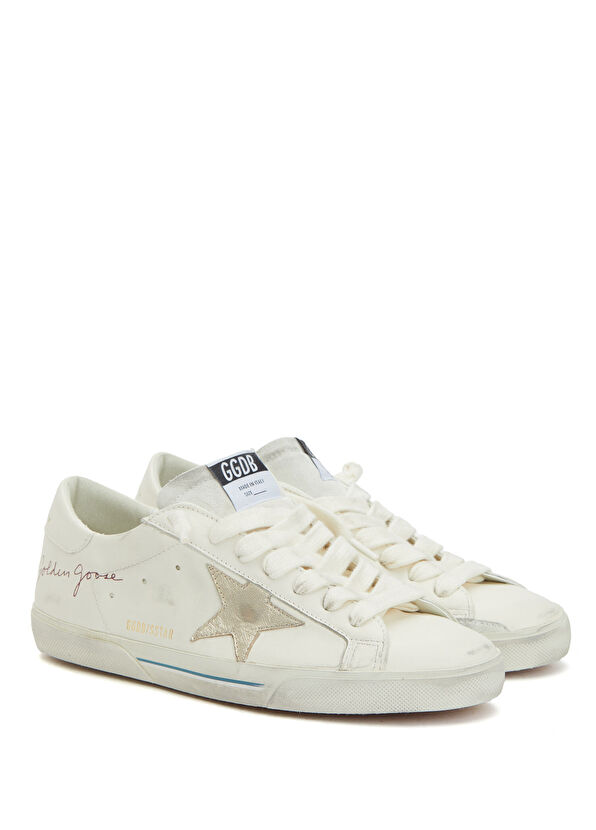 Sstar Beyaz Erkek Deri Sneaker - Görsel 3