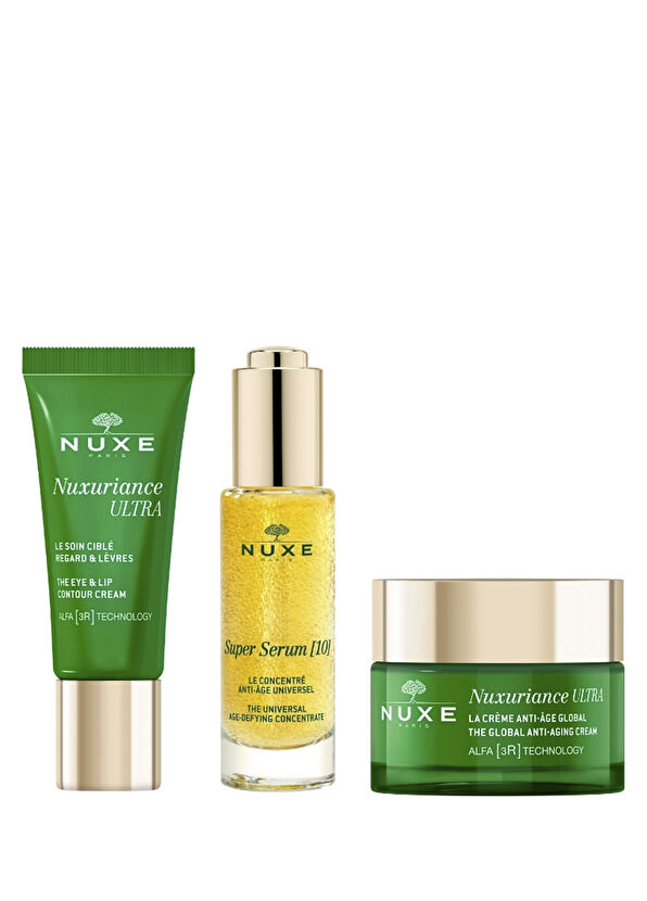 Nuxe Ultra Gündüz Kremi + Göz Kremi + Super Serum 30 ml + Makyaj Çantası Cilt Bakım Seti - 1