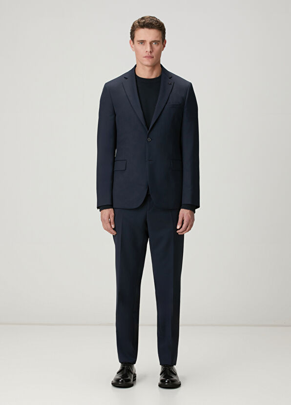 Beymen Club Lacivert İnce Yün Takım Elbise - 4