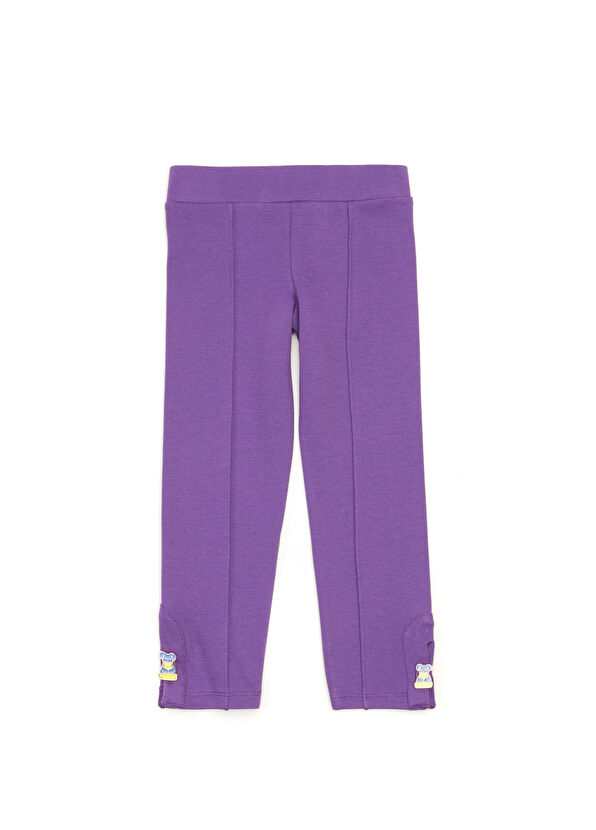 Milky Wilky Purple Girls Tights - 1