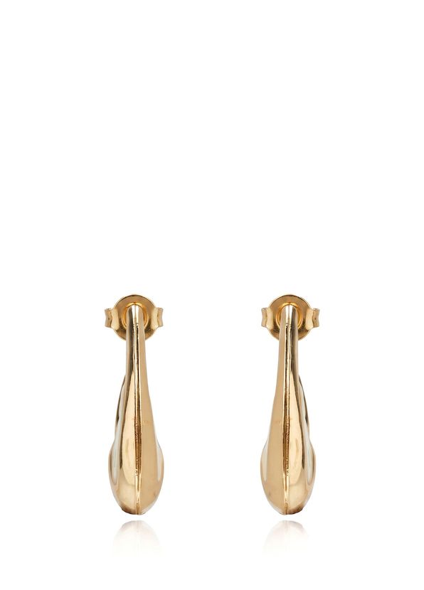 Beymen Club Gold Red Enamel Women's Oval Earrings - 1
