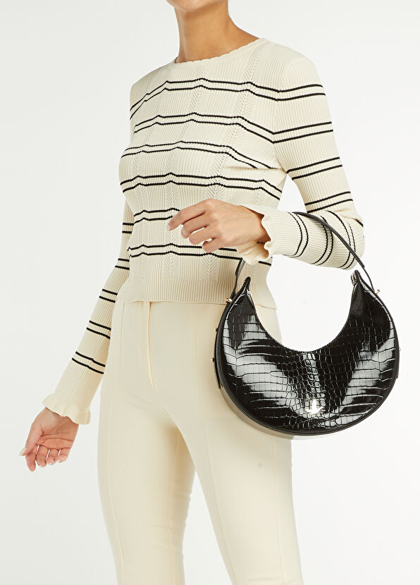 Beymen Club Siyah Krokodil Kadın Çanta - 2