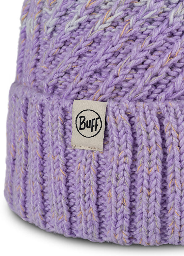 Buff Akna Band Grape Ponponlu Kadın Bere  - 4