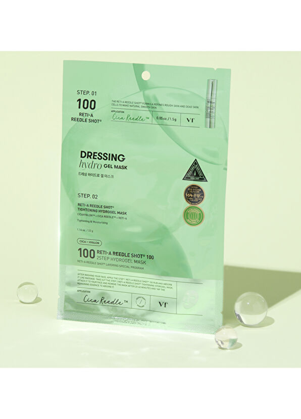 VT Cosmetics Reti A Reedle Shot 100 Retinollü Yaşlanma Karşıtı Yüz Maskesi 1.5 gr + 33 gr - 2