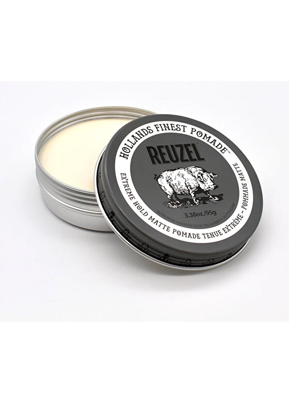 Reuzel Extreme Hold Matte Pomade Ekstra Güçlü Tutucu Mat Krem Wax 95 gr - 2