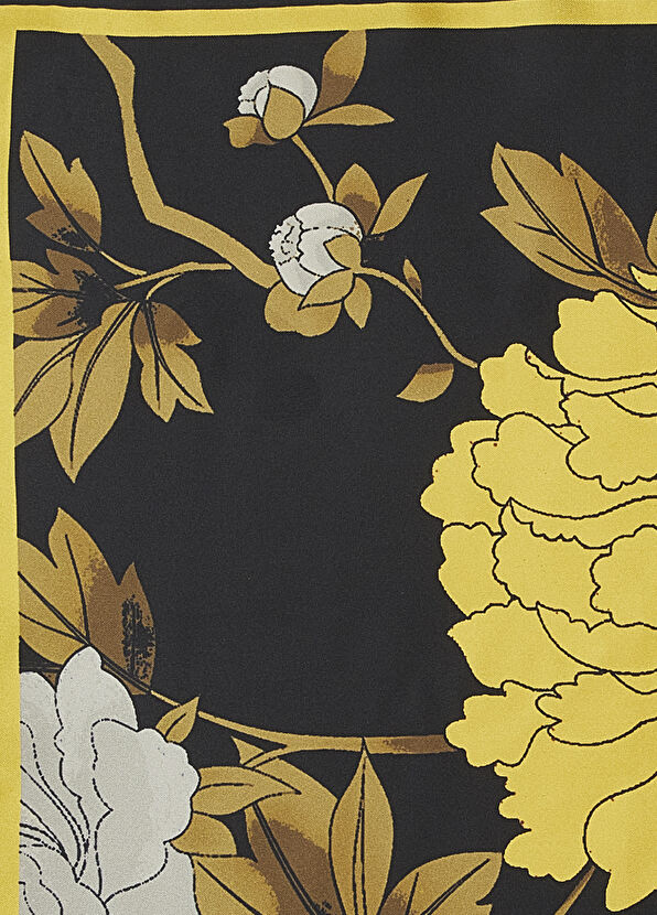 Beymen Club Desenli 50x50 İpek Eşarp - 2