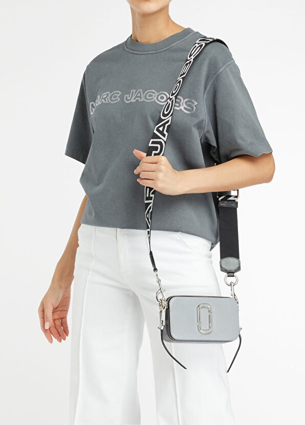 Marc Jacobs The Snapshot Gri Kadın Deri Çanta - 2