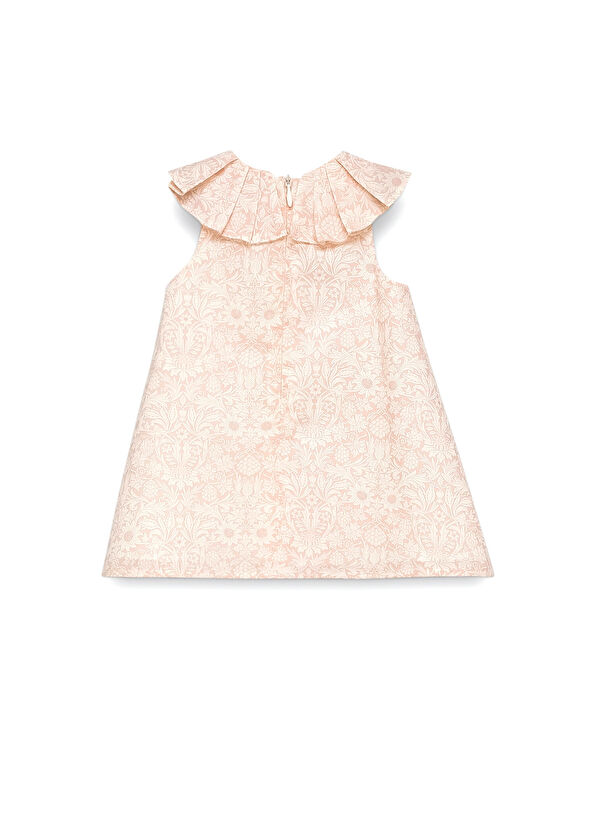 Tartine Et Chocolat Somon Rengi Fırfır Yaka Kolsuz Kız Bebek Elbise - 2