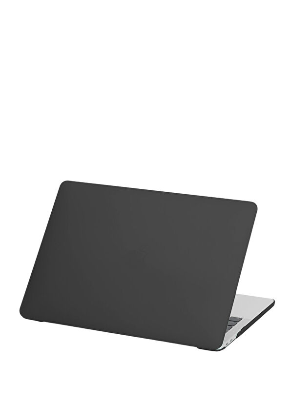 Hardshell Mat Kapak Siyah Macbook Air 13'' Laptop Kılıfı 2022 - Görsel 3