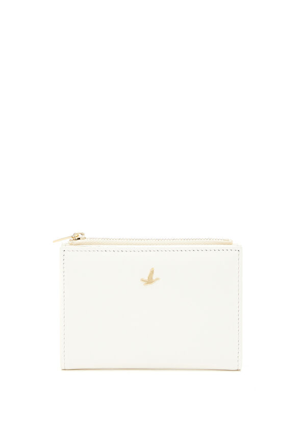 Beymen Club Small White Logo Women's Leather Wallet - 1