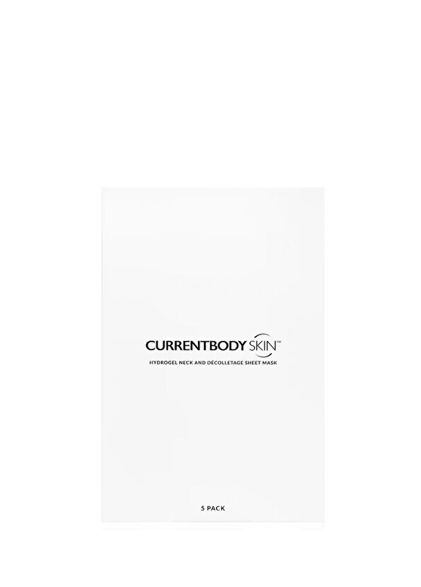 CurrentBody Skin Hydrogel Neck and Dec Mask 5 Pack Nemlendirici Boyun ve Dekolte Maskesi - 1