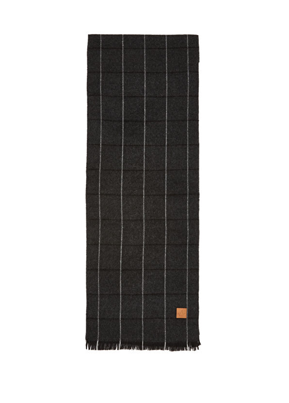 Beymen Club Black Striped Men's Scarf - 2