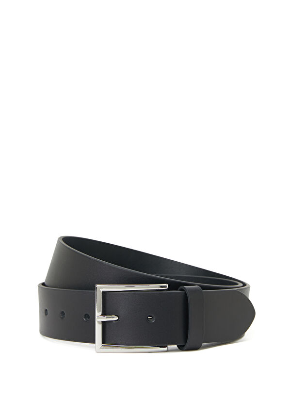 Beymen Club Siyah Erkek Deri Kemer - 1