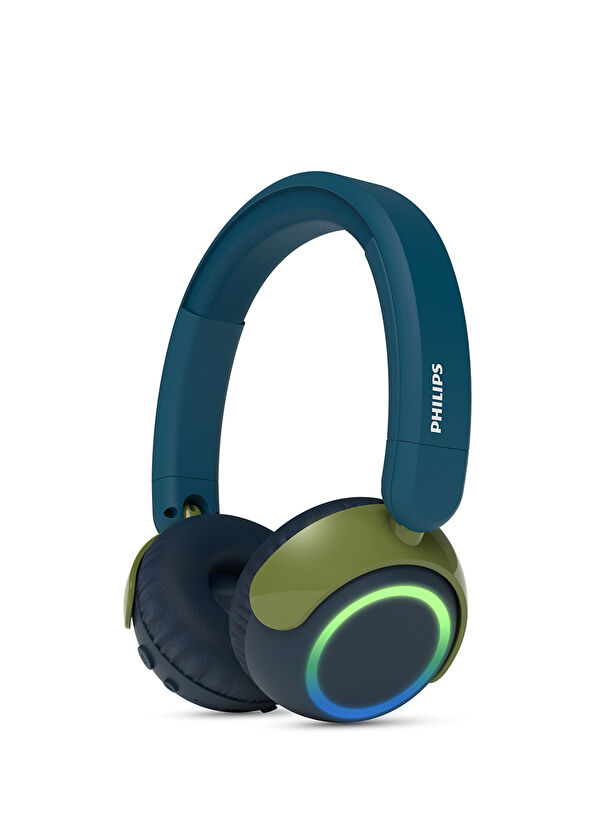 Philips TAK4200CT/00 Teal Kids On-Ear Bluetooth Headphones - 1