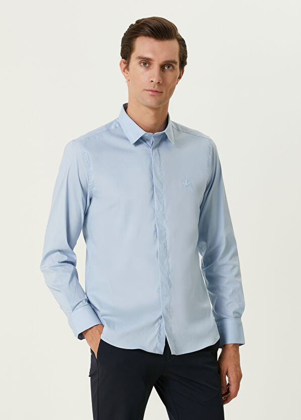 Beymen Club Slim Fit Blue Shirt - 1