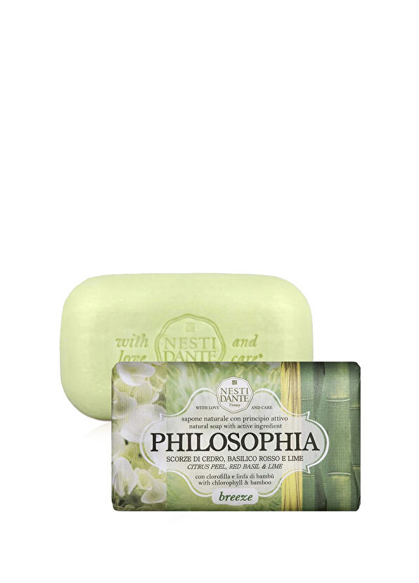 Nesti Dante Philosophia Breeze Cilt Tonu Eşitleyici Narenciye Kabuğu& Fesleğen & Klorofil Katı Sabun 250 gr - 1