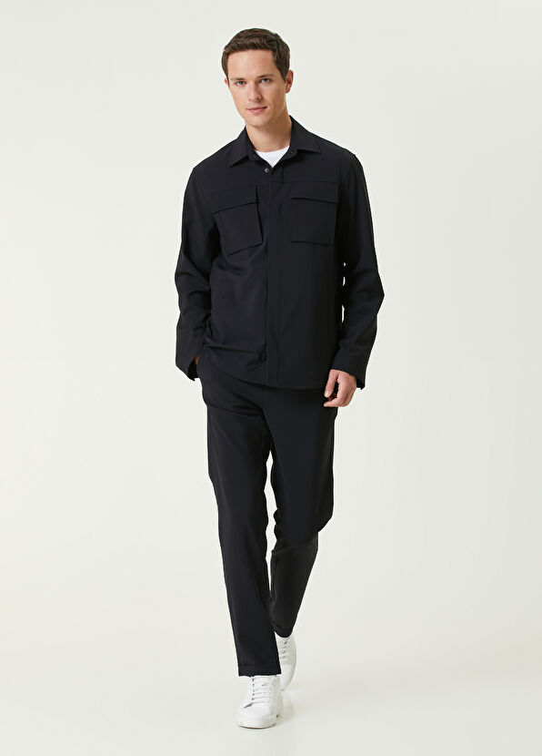 Beymen Club Lacivert Beli Kordonlu Spor Pantolon - 1