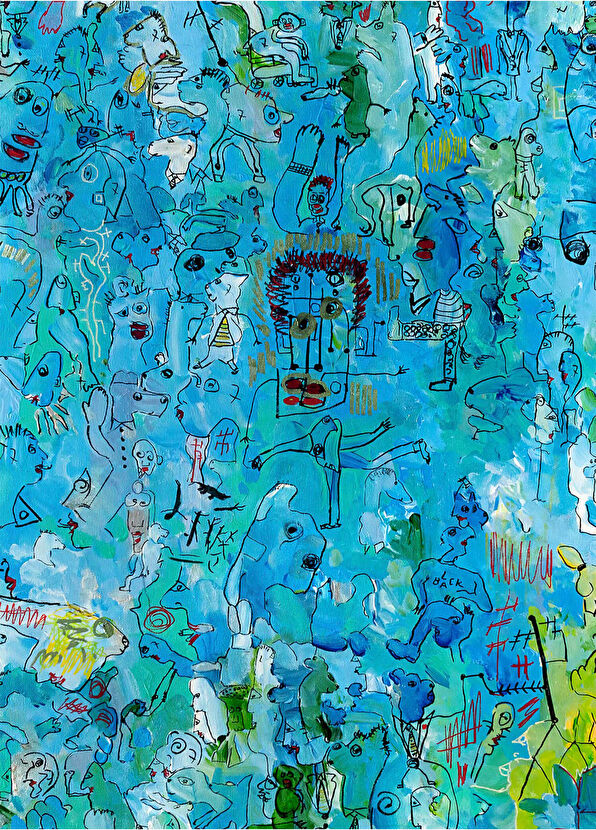 Lovinart Child's Dream by Ferruh Karakaşlı 100x81 cm Tablo - 2