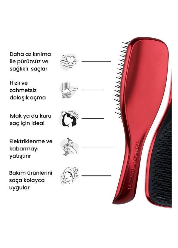 Tangle Teezer The Devil Wears Prada Ultimate Detangler Red Chrome Hairbrush Comb - 4
